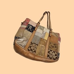 Patchwork Coach Bag